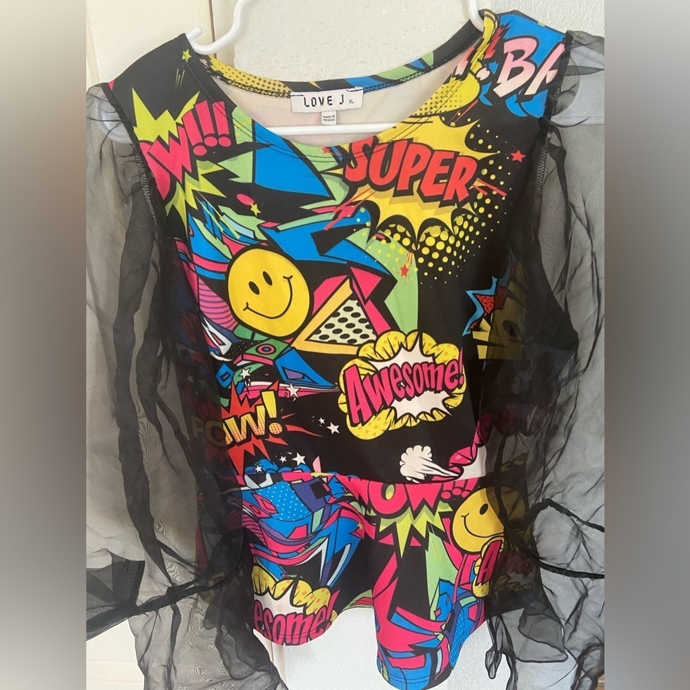 Love J Colorful Shirt size XL